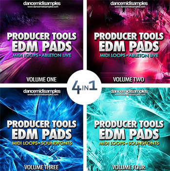 MIDI файлы - DMS Producer Tools EDM Pads Vol 1-4
