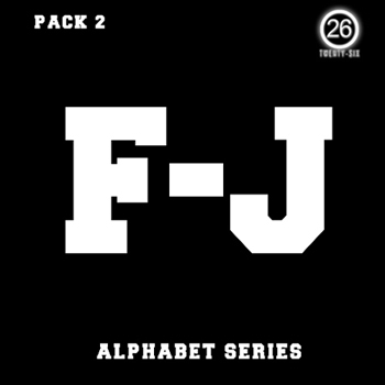 Сэмплы Twenty-Six Alphabet Series: F-J Bundle