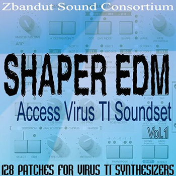 Пресеты Zbandut Sound Consortium Shaper EDM Vol 1 For Virus