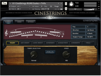 Библиотека сэмплов - CineSamples CineStrings Runs (KONTAKT)
