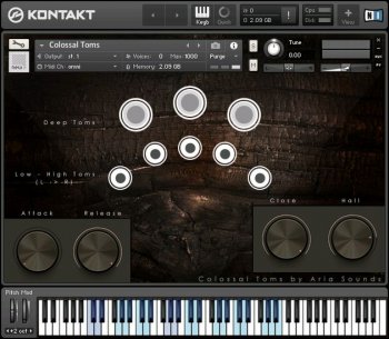 ARIA Sounds Colossal Toms (KONTAKT)