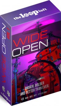 Сэмплы The Loop Loft Wide Open Drums Vol 1