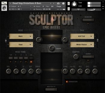 Библиотека сэмплов - Gothic Instruments Sculptor Epic Risers (KONTAKT)