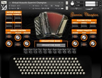 Библиотека сэмплов - Virtual Acoustic Guerrini Superior 4 (KONTAKT)