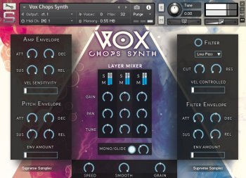 Supreme Samples VoxChops Synth (KONTAKT)