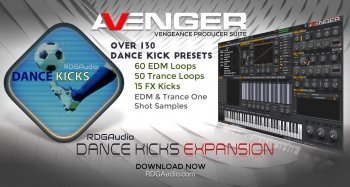 Пресеты RDGAudio Dance Kicks VPS Avenger Expansion
